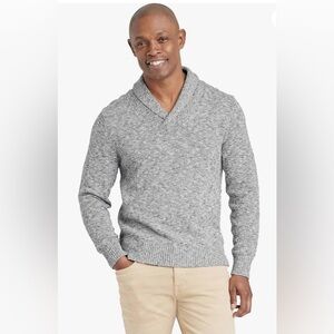 Goodfellow & Co - Men's Shawl Collared Pullover - gray - size M - new